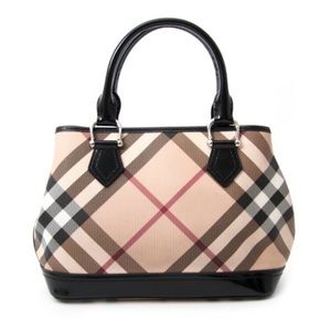 Burberry nova check hand bag